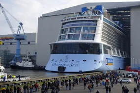 Ausdocken der Ovation of the Seas