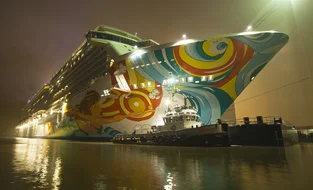 Getaway passiert die Dockschleuse